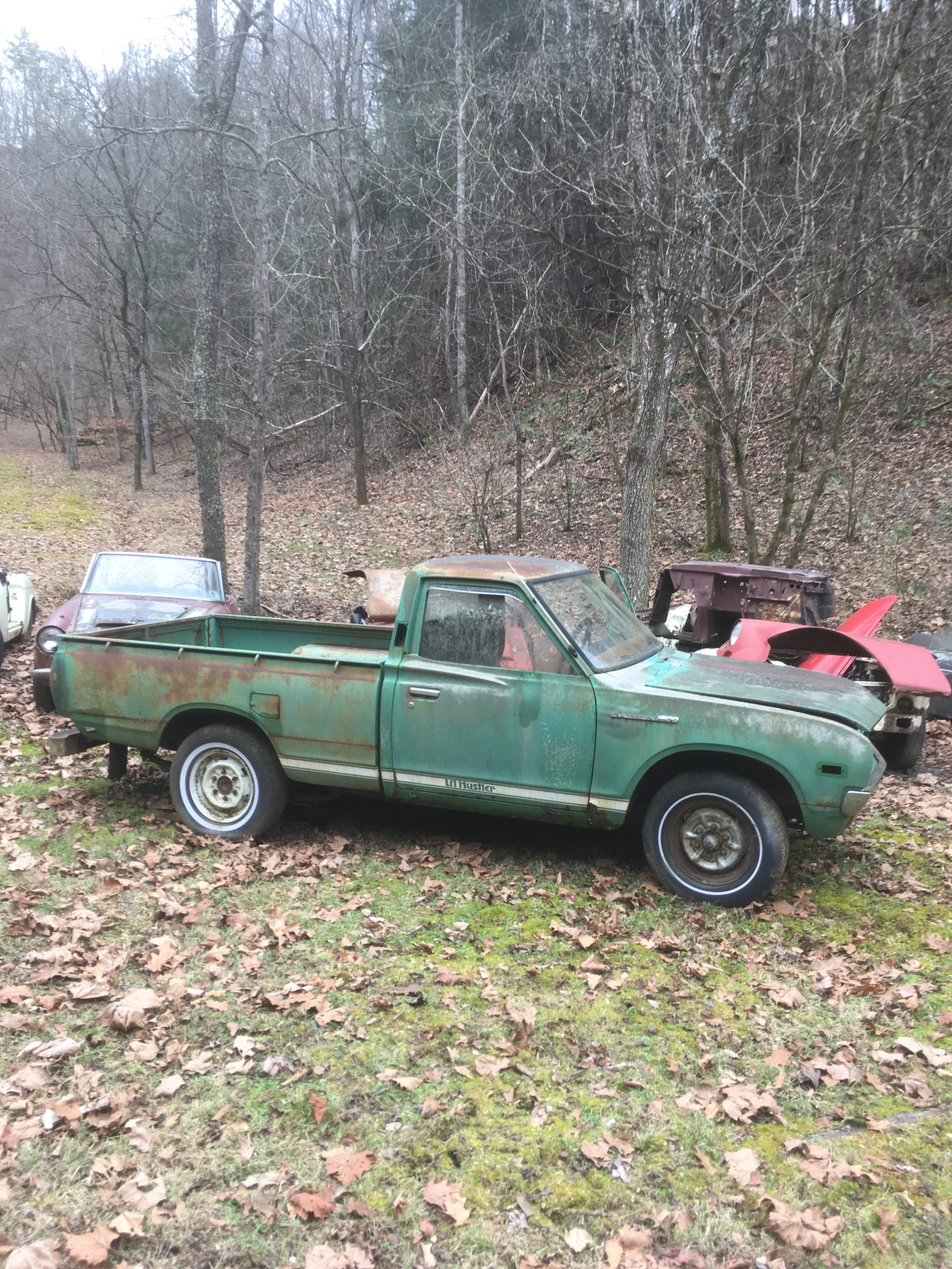 Datsun 620 Pickup Reg Cab Short Bed Green